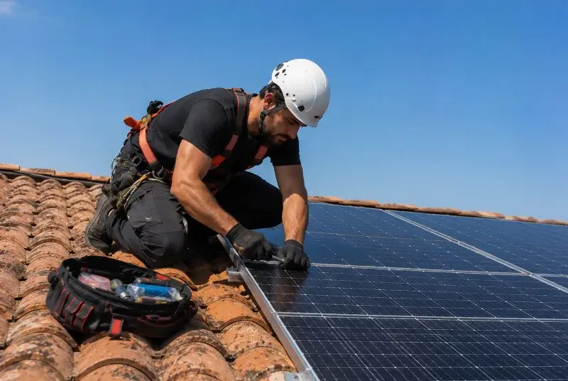 Maintenance et monitoring de panneaux solaires à Westhouse